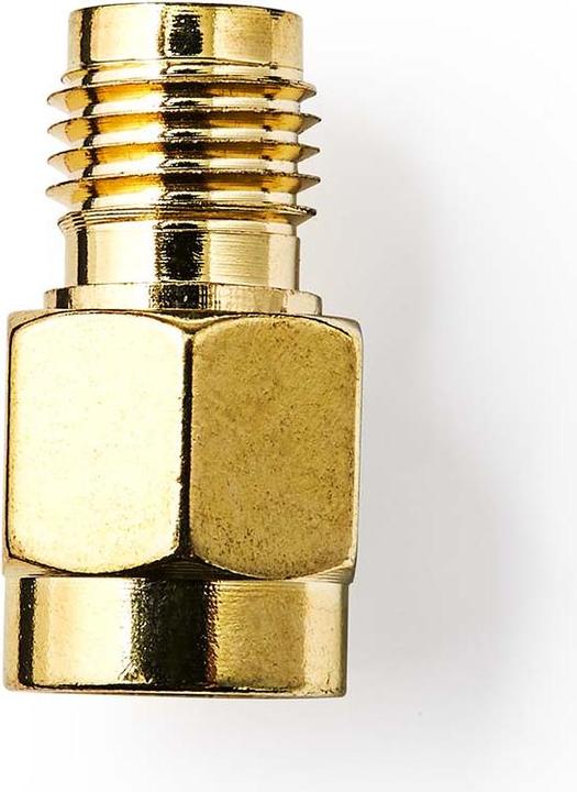 Produktbild Nedis SMA Adapter | SMA-Buchse Reverse Polarity | SMA-Stecker | Vergoldet | 50 Ohm | Gerade | Kupfer (Antennenkabel)