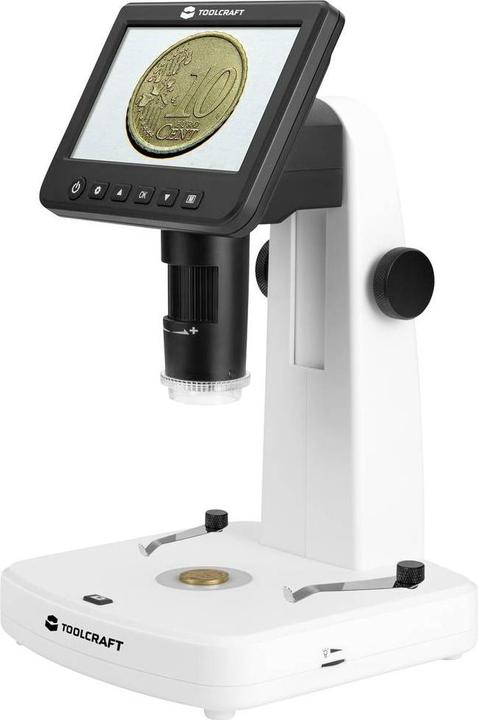 Produktbild Toolcraft TO-9076404 12.7 cm (5-Zoll) LCD-Digitalmikroskop mit Polaris