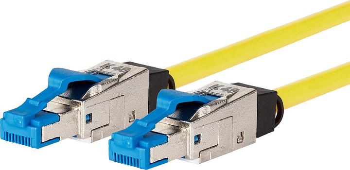 Produktbild Metz Connect 13084H5077-E Patchkabel RJ45 Cat.8.1 AWG26 gelb 5m - Kabel - Netzwerk (S/FTP, CAT8.1, 5 m)
