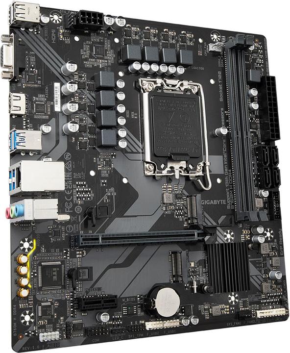 Image du produit Gigabyte MB H DDR4 B760,S1700,mATX,Intel (LGA 1700, Intel B760 Express, mATX)