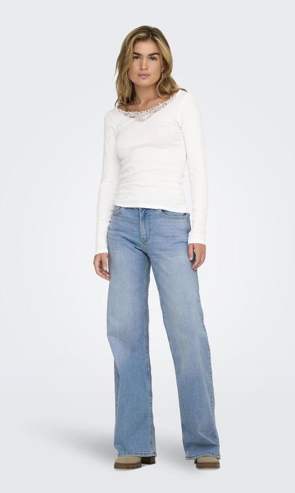Actual product image Only ONLCHRIS Mittlere Taille Weiter Beinschnitt Jeans Jeans mit weitem Bein (W31/L30)
