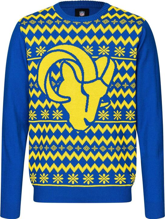Foco NFL Winter Sweater XMAS Strick Pullover Los Angeles Rams XXL (XXL)
