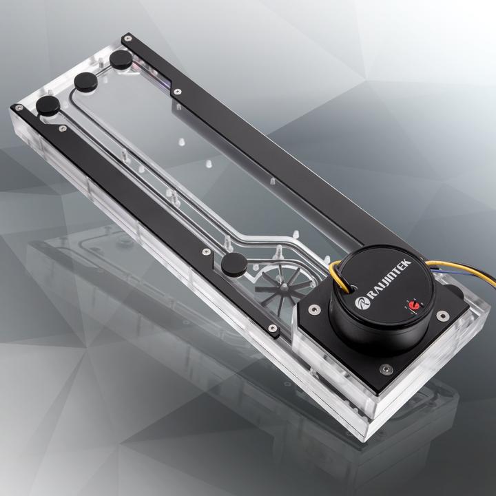 Produktbild Raijintek ACHERON 360 RBW Distro Plate - Acryl, D-RGB