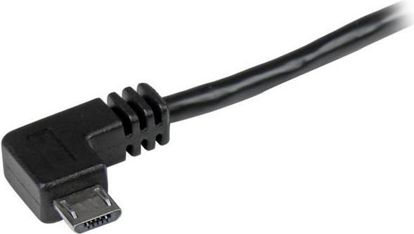 Produktbild StarTech Micro USB Kabel mit rechts gewinkelten Anschlüssen - Stecker/Stecker - 1m - USB A zu Micro B Ansc... (1 m, USB 2.0)