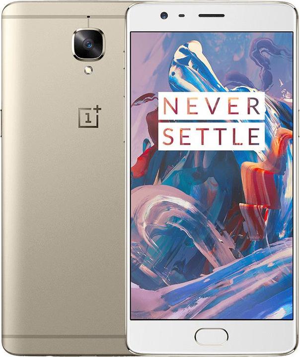 Produktbild OnePlus 3 (64 GB, Soft Gold, 5.50", Dual SIM, 16 Mpx, 4G)