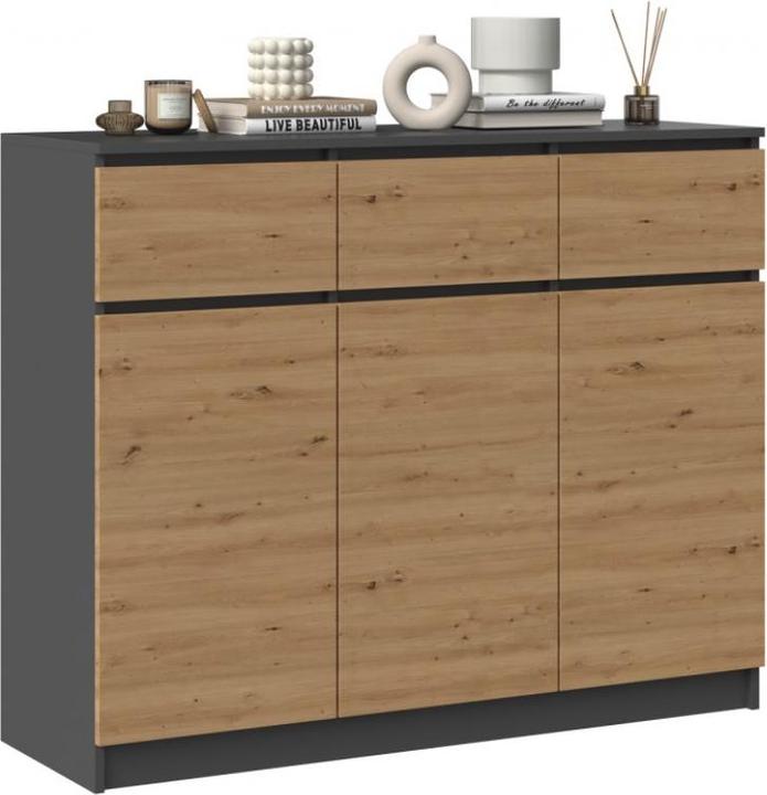Image du produit Topeshop Commode (120 x 40 x 97 cm)