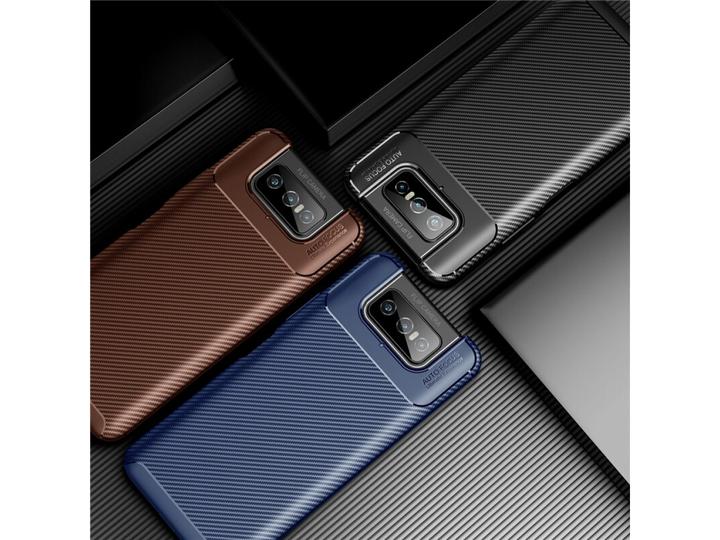 Produktbild Screenguard Asus Zenfone 7 / 7 Pro Hülle Carbon Design TPU Case (Asus Zenfone 7)