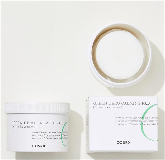Actual product image Cosrx one step green hero calming pad (Cleaning cloths, 70 ml)