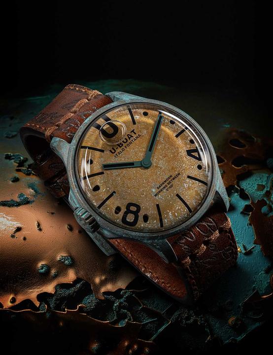 Produktbild U-Boat 9600/A Herrenuhr Darkmoon Unico 45mm 50M (Swiss Made, 44 mm)