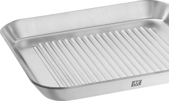 Produktbild Zwilling Grillpfanne unbeschichtet (24 cm, Grillpfanne, Edelstahl)