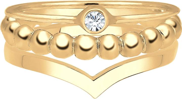 Immagine prodotto Elli Set di anelli, anello solitario (52, 925 Argento)