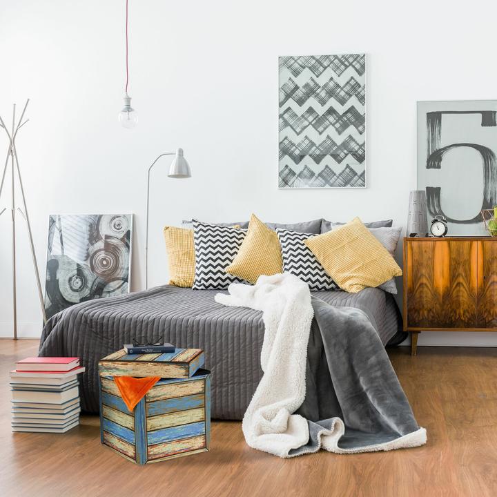 Productafbeelding Relaxdays Badeck plank (30 x 23 x 39 cm)