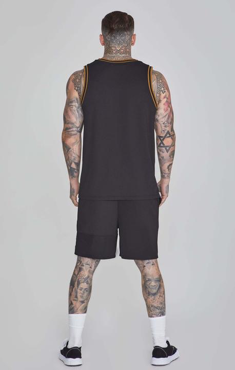 Image du produit Siksilk Gilet de basket-ball Top en noir (M)