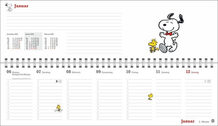 Produktbild Peanuts Wochenquerplaner 2025 (Deutsch)