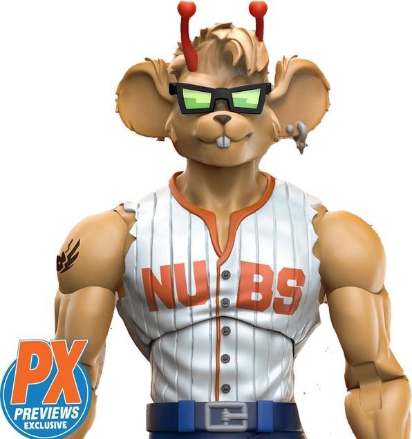 Image du produit Nacelle Biker Mice from Mars Actionfigur Sports Bros Home-Run Throttle - Previews Exclusive