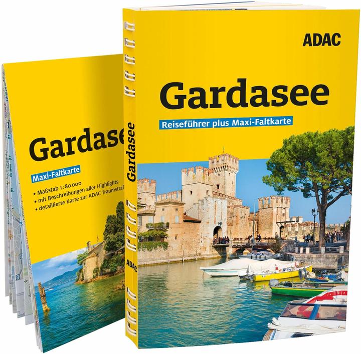 Actual product image Adac Reiseführer plus Gardasee (German, Max Fleschhut, Gottfried Aigner, 2025)