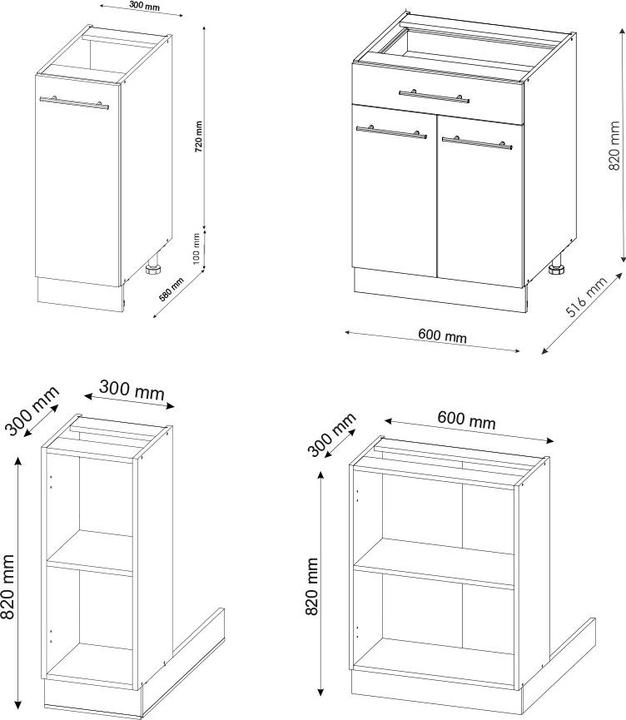 Actual product image Vicco Kücheninsel Fame-Line (81 x 90 cm)