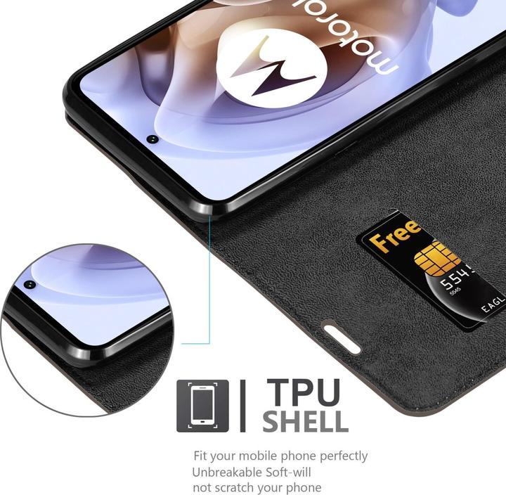 Immagine prodotto Cadorabo Libro Invis. Coperchio magnetico (Motorola Moto G41, Motorola Moto G31)