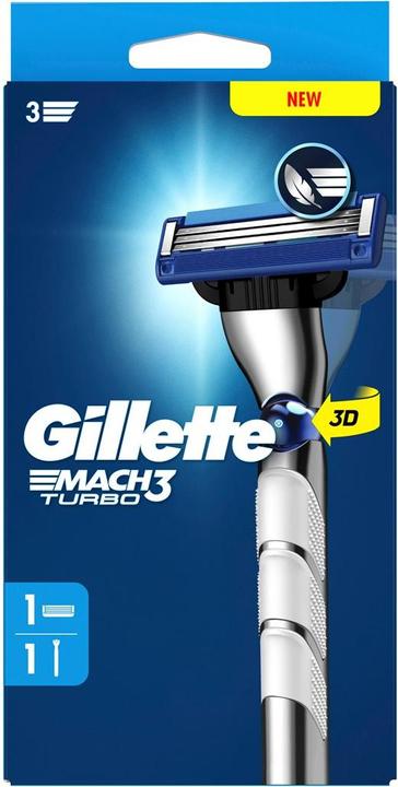 Actual product image Gillette Mach3 Turbo 3D
