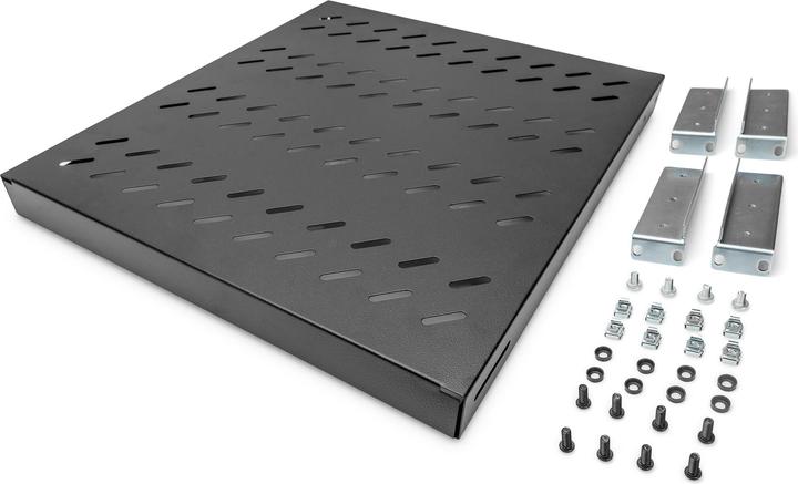 Immagine prodotto Digitus DN-19 TRAY-1-800-SW Scaffale fisso 525mm, max. 50kg nero