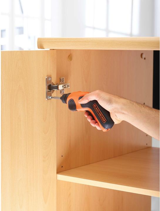Actual product image Black & Decker 3.6 V 1.5 Ah LiIon cordless screwdriver (Rechargeable battery operated)