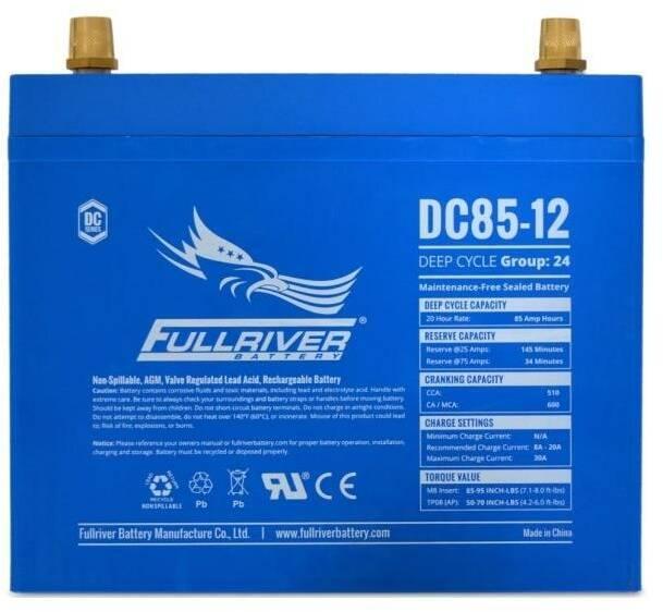 Actual product image Fullriver AGM battery DC85-12 (12 V, 85 Ah)