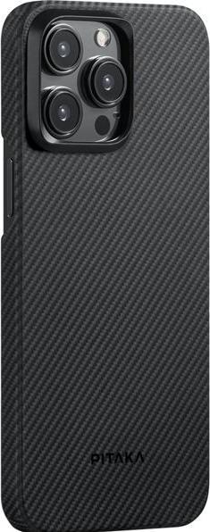 Actual product image Pitaka MagEZ Case 4 600D for iPhone 15 Pro Black/Grey Twill (Apple iPhone 15 Pro)