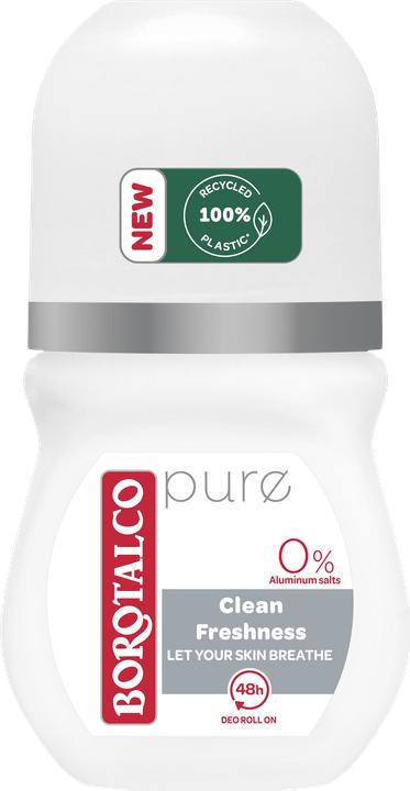 Actual product image Borotalco Pure Clean Freshness (Roll-on, 50 ml)