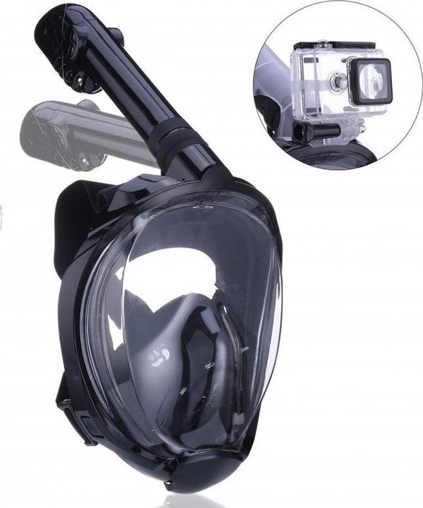 Produktbild JTI Vollgesichts-Tauchmaske und Schnorchel mit GoPro-Halterung