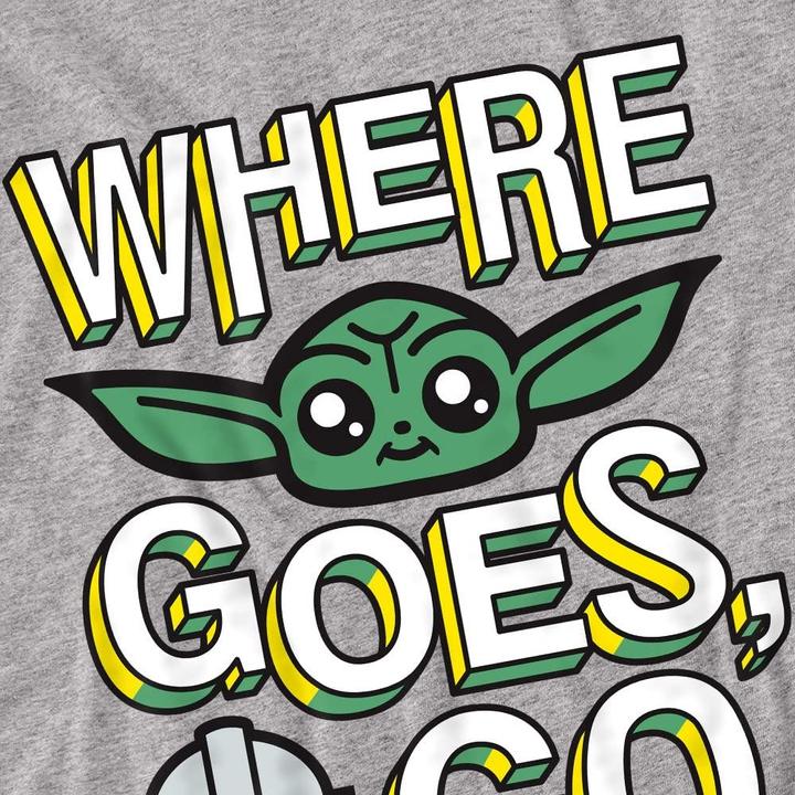 Produktbild Star Wars Where Grogu Goes Cute TShirt (L)