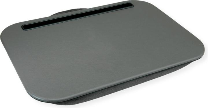 Value Tablette à genoux / support pour ordinateur portable/tablette avec coussin, gris
