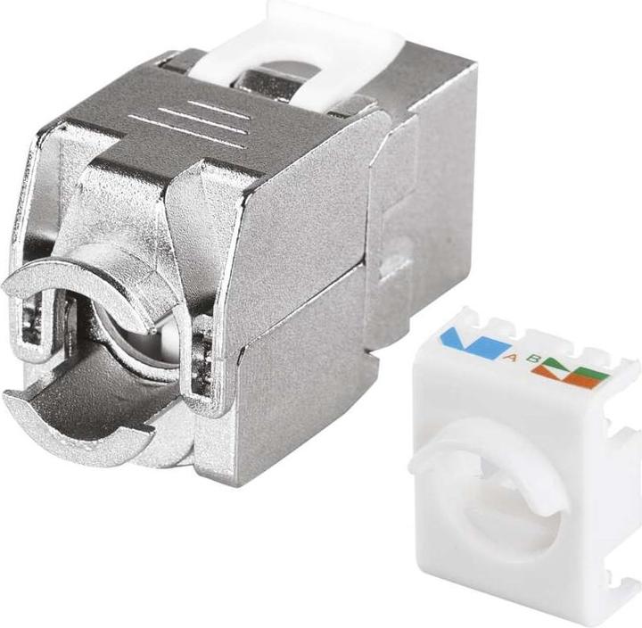 Image du produit Emos Keystone Module RJ45 FTP CAT6 (U/FTP, CAT6, 0.03 m)