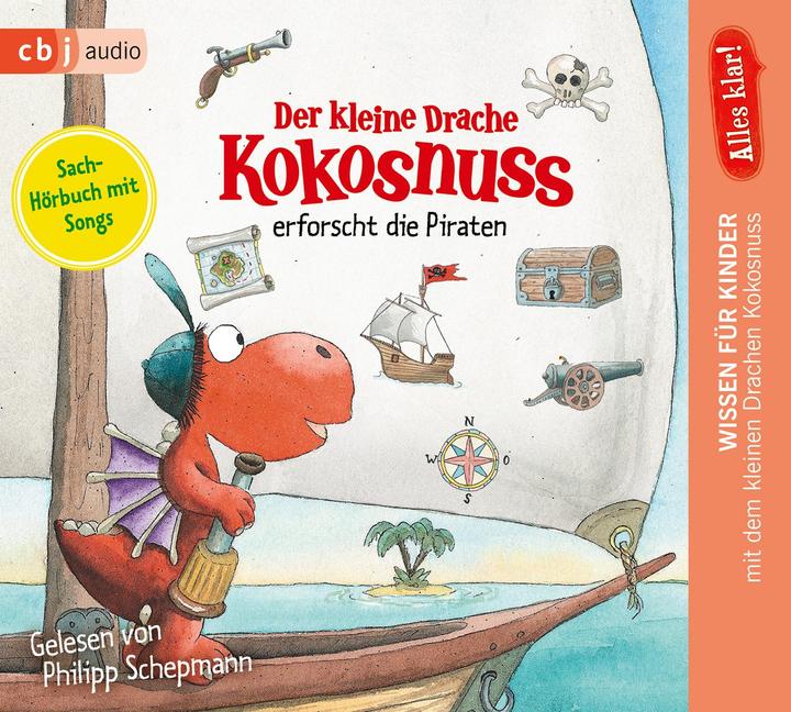 Image du produit Tout est clair! Le petit dragon Noix de coco explore les pirates (Ingo Siegner, Philipp Schepmann, Alfred Dieler, Allemand)