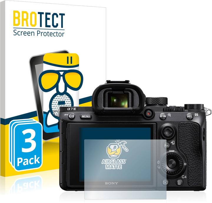 Produktbild BROTECT AirGlass Panzerglasfolie Matt (Displayschutz, alpha 7 III)