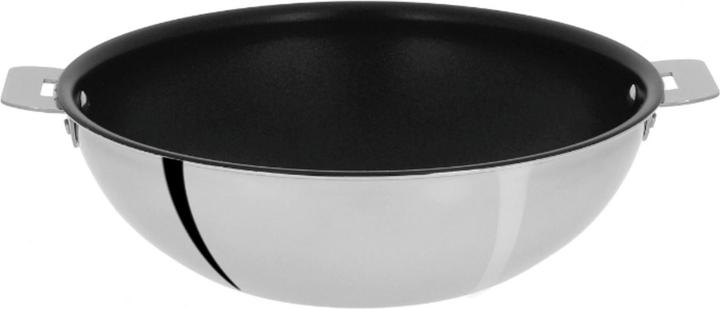 Immagine prodotto Cristel Wok Pan Strate, Ø 28cm, maniglie (28 cm, Wok, Acciaio inossidabile)