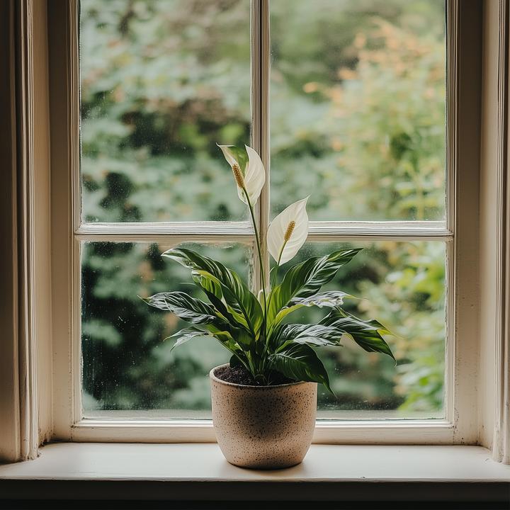 Actual product image Plant in a Box Spathiphyllum 'Torelli' - Peace Lily (30 cm)