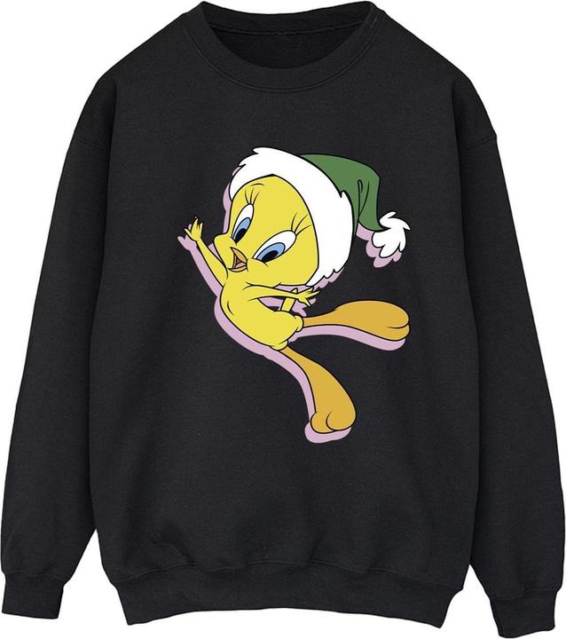 Looney Tunes Tweety Christmas Hat Sweatshirt (M)
