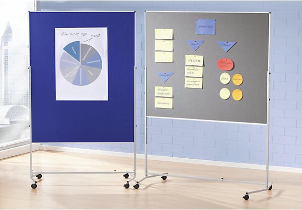 Produktbild kaiserkraft Moderationswand, variabel (120 x 196 cm)