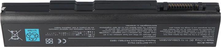 Image du produit Toshiba Batterie PA3788U-1BRS, PABAS223, PA3788, PA3788U1BRS, Dynabook, Tecra A11, M11, S11 (6 cellules, 5200 mAh)