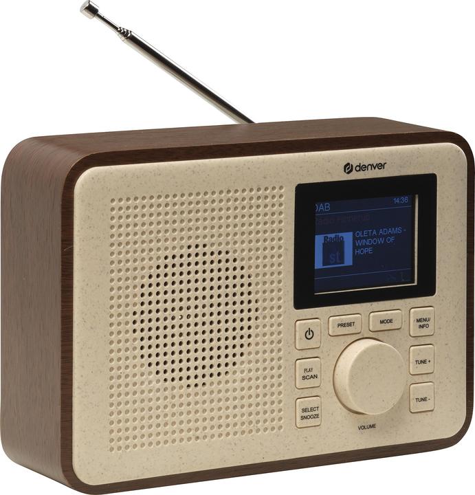 Image du produit Denver DAB-60DW ligne verte (DAB+ DAB, FM, Bluetooth)