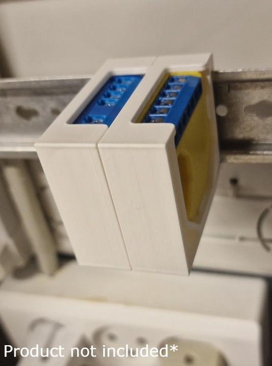 Produktbild Light Solutions DIN-Schienenadapter für Gen 1 Geräte (Shelly RGBW 2 und Shelly Dimmer 2)