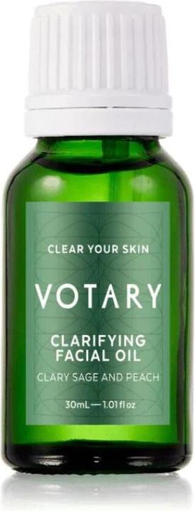Actual product image Votary Clary Sage Clarifying Oil For Face - 30 Ml (Oils, 30 ml)