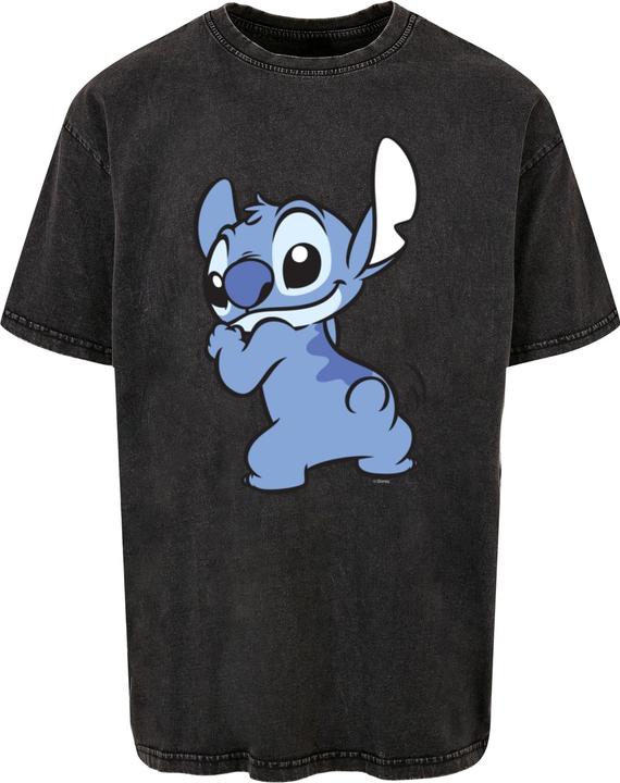 Image du produit Absolute Cult Lilo And Stitch - Tee surdimensionné Stitch Backside Breast Acid Washed - 115343 (3XL)