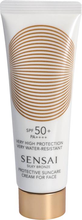Sensai Silky Bronze Protective Suncare Cream For Face (Sonnencreme Gesicht, SPF 50, 50 ml)
