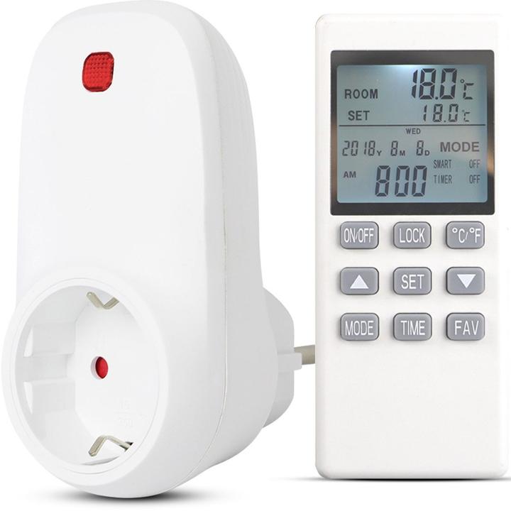 Produktbild Cronos Steckdosenthermostat mit Fernbedienung für Grafen Basic / Carbon P800 und P1000 Infrar