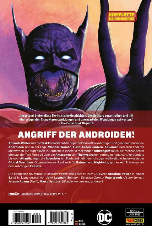 Actual product image Panini Absolute Power Sonderband (German, Marco Santucci, Khary Randolph, Pete Woods, Fran Galán, Dan Watters, Alex Pacnele, Jeremy Adams, Pornsak Pichetshote, Claire Roe, Stephanie Williams, 2025)