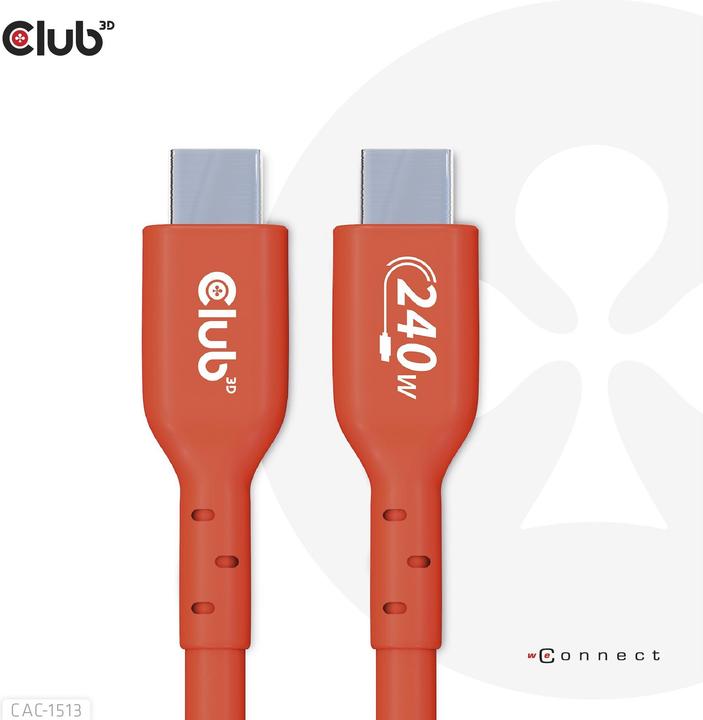 Actual product image Club 3D USB C - USB C (3 m, USB 2.0)