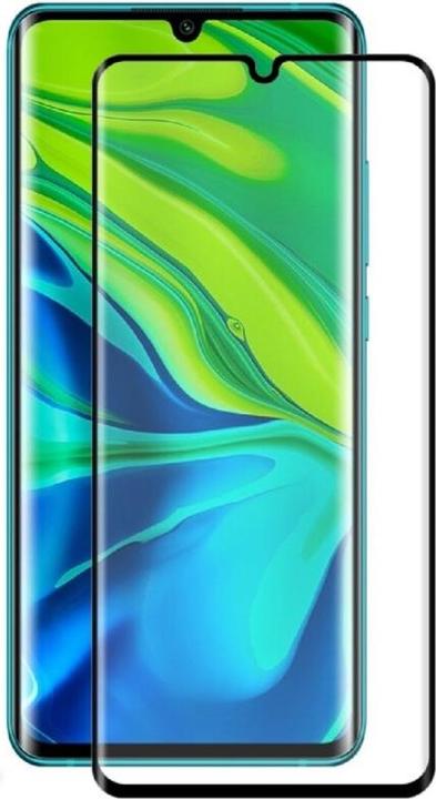 Actual product image Protectorking 1x real tempered 9H armoured glass 3D CLEAR (4 Piece, Mi Note 10 Lite)