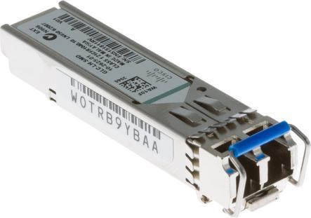 Actual product image Cisco 1000BASE-LX/LH SFP transceiver module MMF/SM