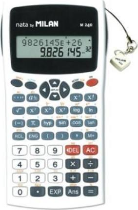 Image du produit Calculatrice scientifique 240 fonctions blanche. MAILAND (Piles)